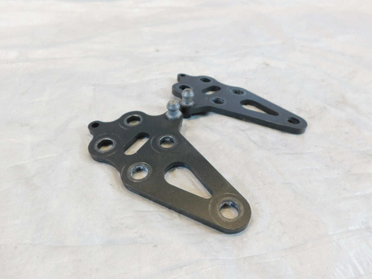 Pair Black 2008-2016 Polaris Victory Vision Engine Motor Mount Rear Brackets - C3 Cycle