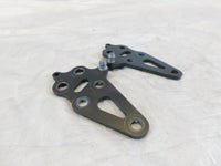 Pair Black 2008-2016 Polaris Victory Vision Engine Motor Mount Rear Brackets - C3 Cycle