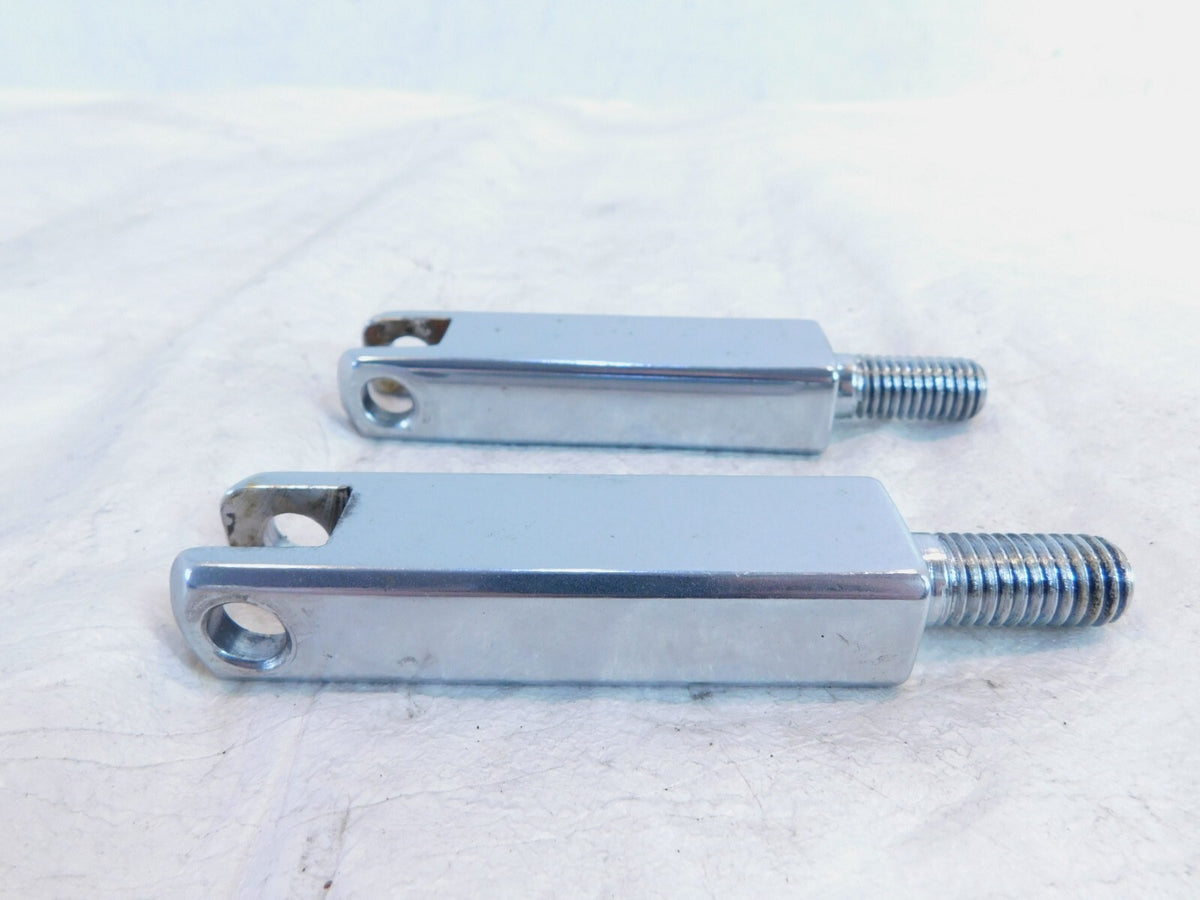 Harley EVO FXR EVO Dyna Chrome Front Highway Footpeg Peg Mount Clevis Brackets - C3 Cycle