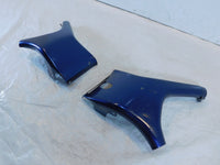 1987-2003 Suzuki Intruder VS1400 Blue Front Left/Right Frame Neck Cover Panels - C3 Cycle