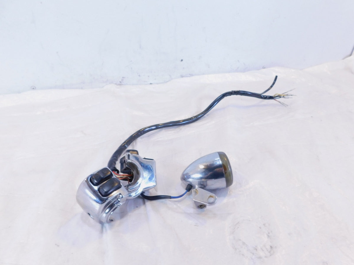 07-08 Harley Screamin Eagle CVO Road King Chrome Left Handlebar Switch Buttons - C3 Cycle