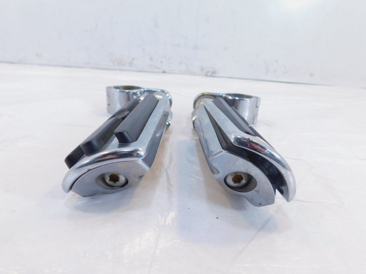 Harley Davidson Electra Glide & Road King Adjustable Highway Footrest Footpegs - C3 Cycle