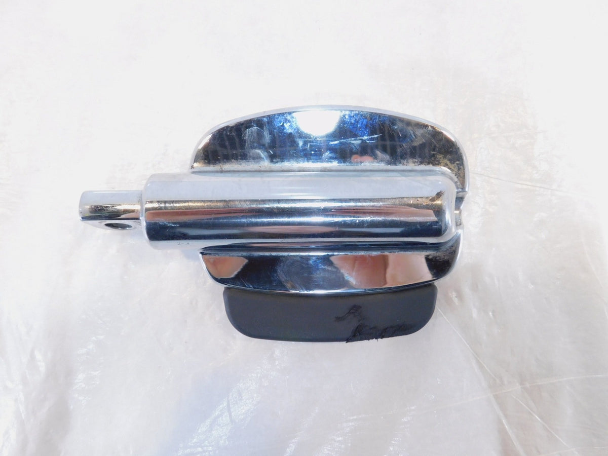 Harley Davidson FXR Dyna Sportster Softail Left Chrome Mini Footboard Foot Rest - C3 Cycle