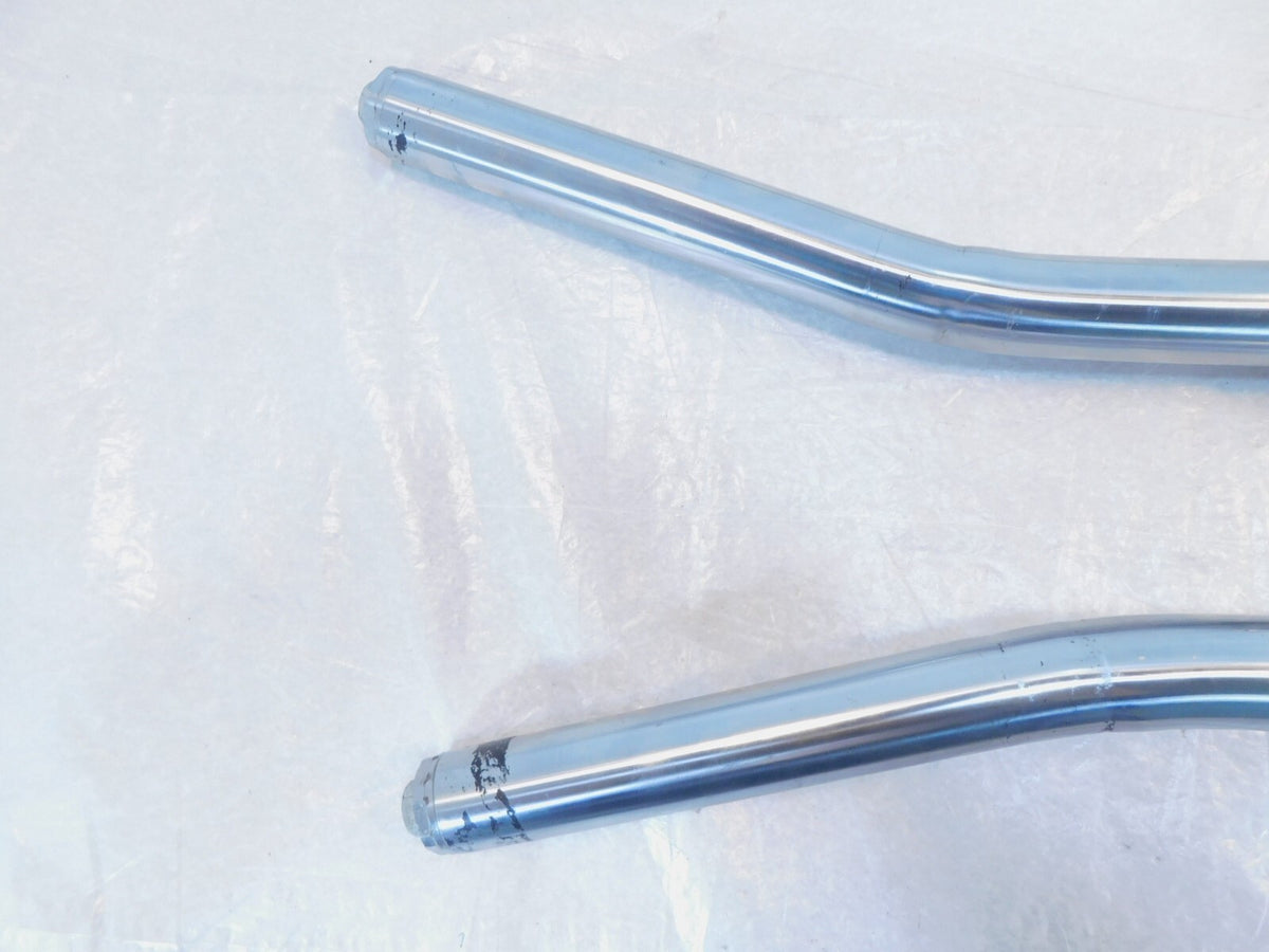 95-99 Harley Davidson Dyna Super Glide Chrome Left Right Fork Tube Shocks - Bent - C3 Cycle