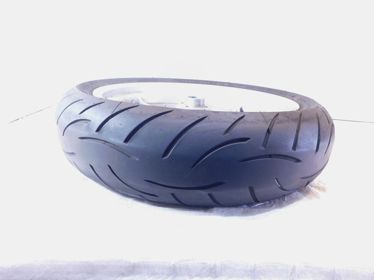 BMW R1100R R1100RT R1100RS R850R & K1 K1100LT Cast Silver Rear Wheel Rim & Tire - C3 Cycle