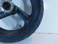 Yamaha FZR1000 YZF750R & YZF750 3 Spoke Black Cast Front Wheel Rim Hub & Tire