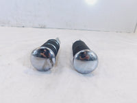 Harley Touring FXR Dyna Sportster & Softail Chrome & Rubber Footpegs Footrests - C3 Cycle