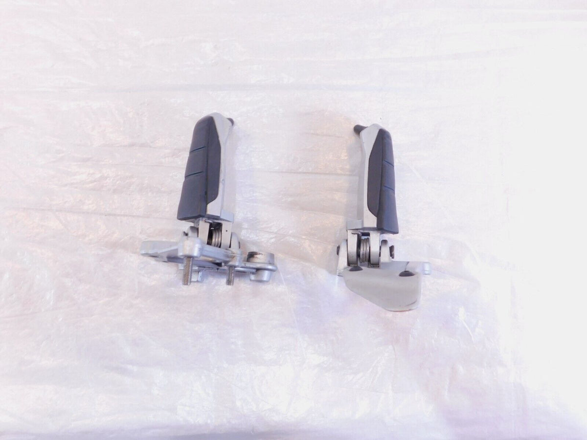 98-04 BMW R1100S R1100 S Silver Left/Right Front Footrest Foot Peg & Brackets - C3 Cycle