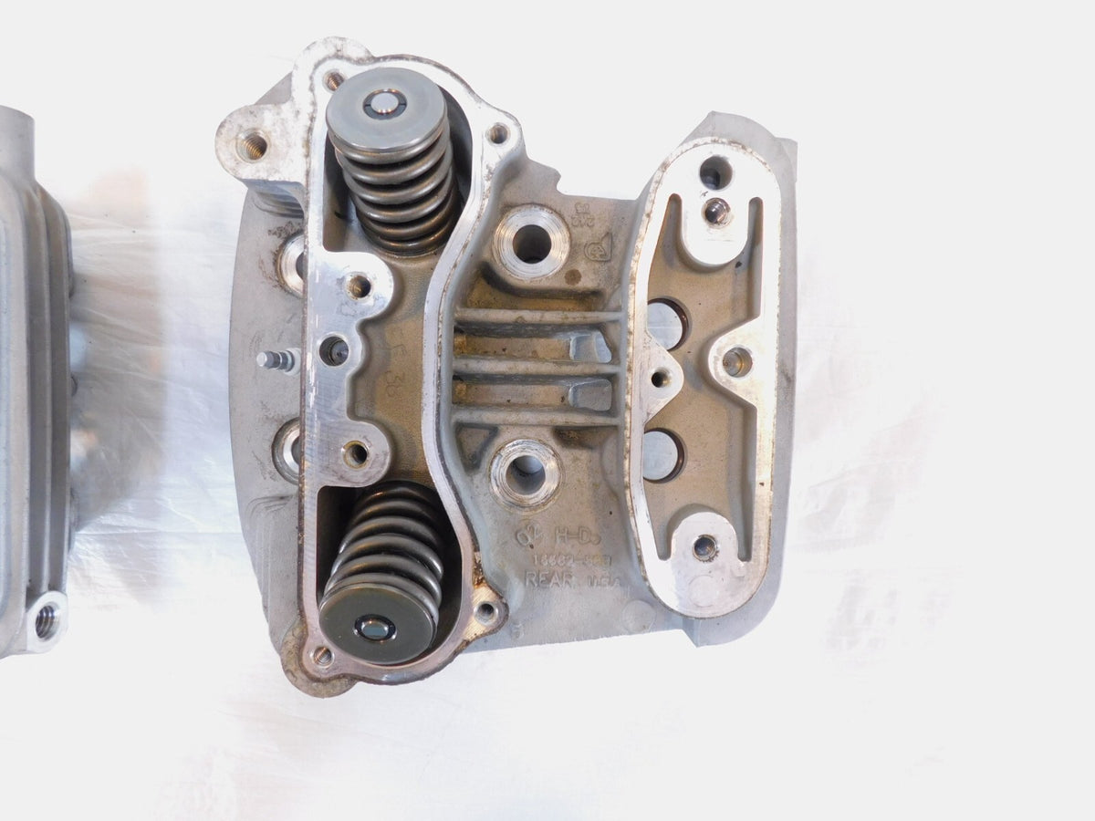Harley Sportster 883 Front & Rear Engine Motor Cylinder Heads Springs & Valves - C3 Cycle