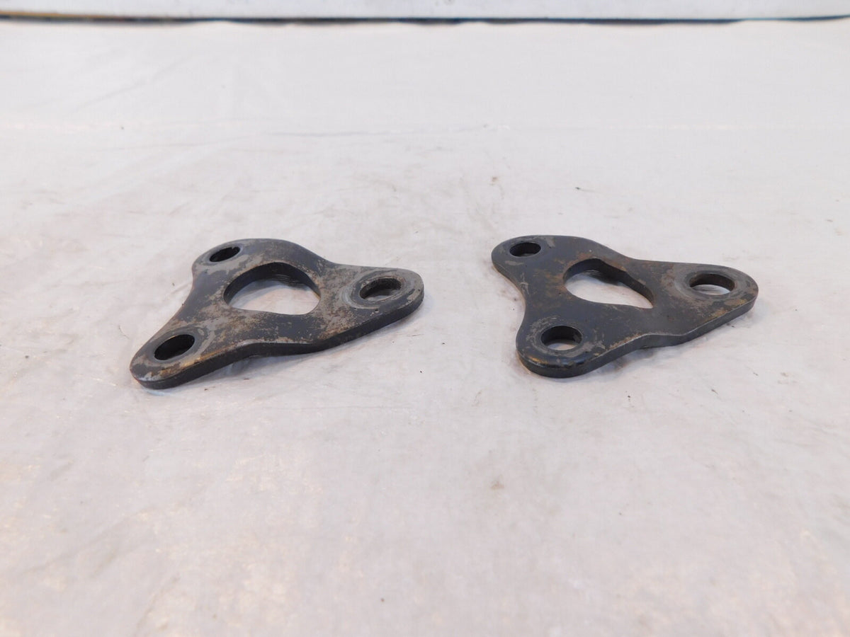 1982 82 Yamaha XJ750 Maxim 750 Black Front Left/Right Engine Mount Stay Brackets - C3 Cycle