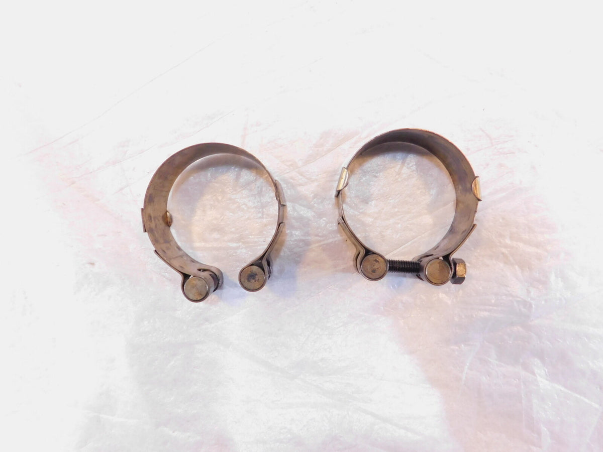 Moto Guzzi Norge GT 8V Breva V 1100 Sport 1200 Exhaust Header Mid Pipe Clamps - C3 Cycle