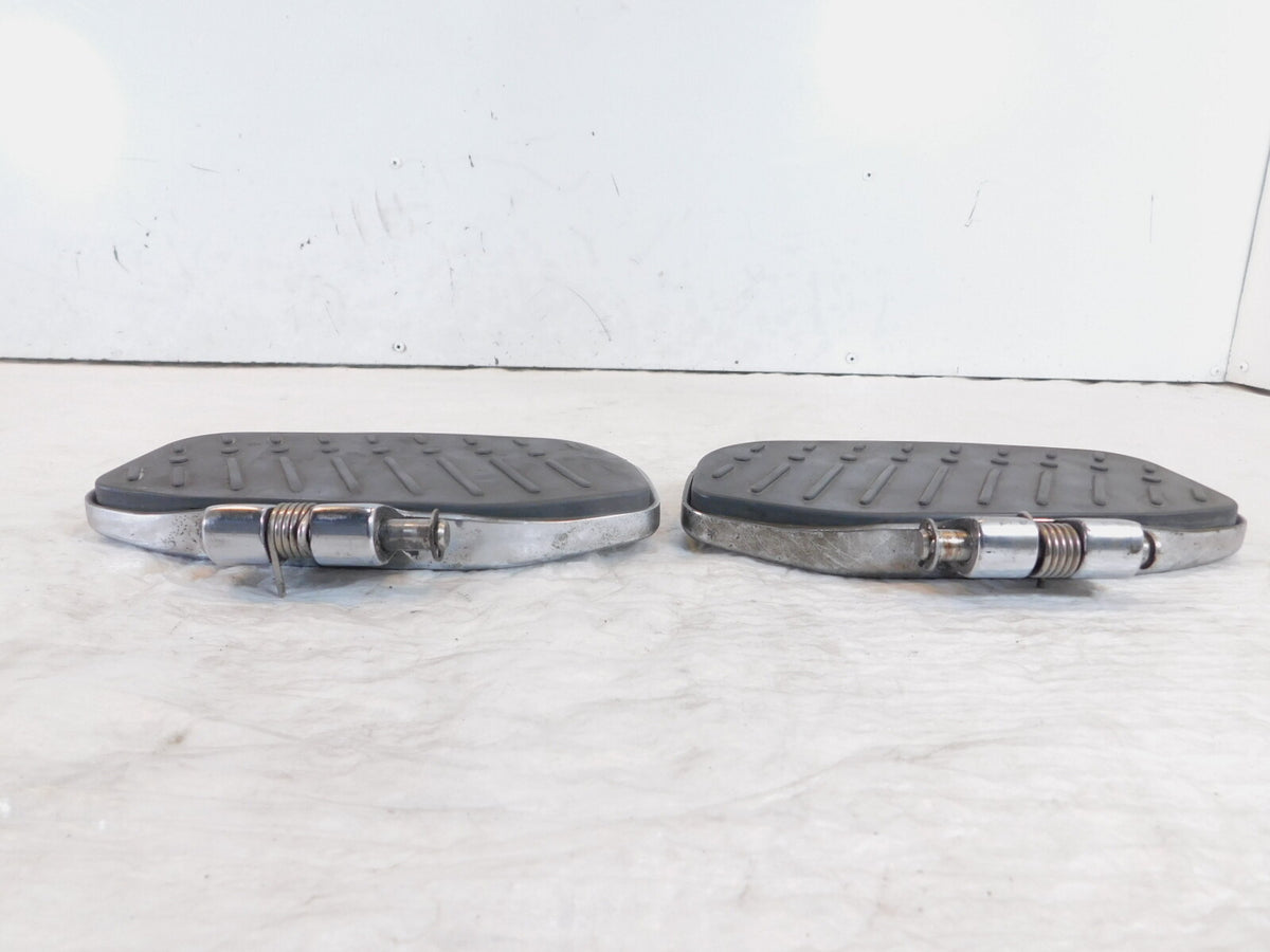 2002-2004 BMW R1200CL R1200 CL Chrome Left/Right Front Driver Foot Pad Footrests - C3 Cycle