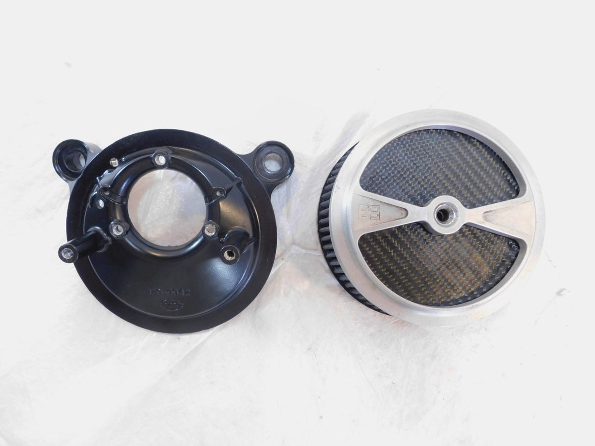 Indian Gilroy 99-01 Chief & 99-03 Scout & Spirit S&S Air Intake Cleaner w/ Cover - C3 Cycle