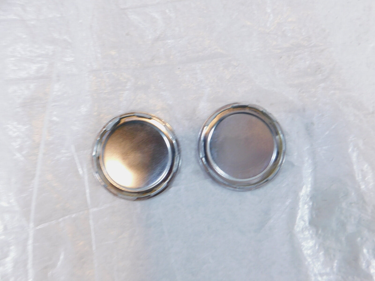 86-99 Yamaha XJ750J Maxim 750 XV1100 Rear Swingarm Pivot Bolt Cap Covers Pair - C3 Cycle
