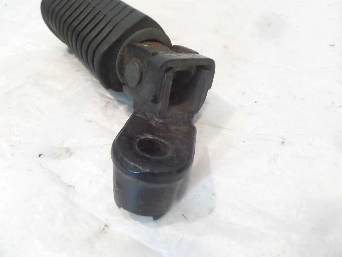 Kawasaki KZ400 & KZ440 LTD Front Left Rider Footpeg Footrest & Mount Bracket - C3 Cycle
