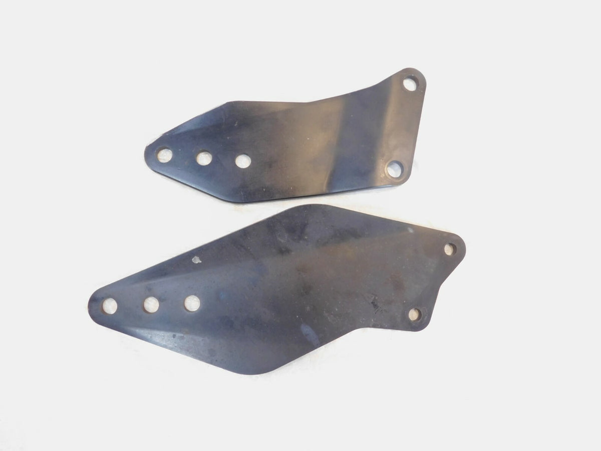 08-10 Kawasaki Ninja ZX-10R Left/Right Front Footrest Foot Peg Heel Guard Fins - C3 Cycle