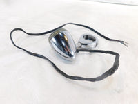 Harley Davidson Chrome Softail Dyna VRod Front Turn Signal Indicator w/ Bracket - C3 Cycle