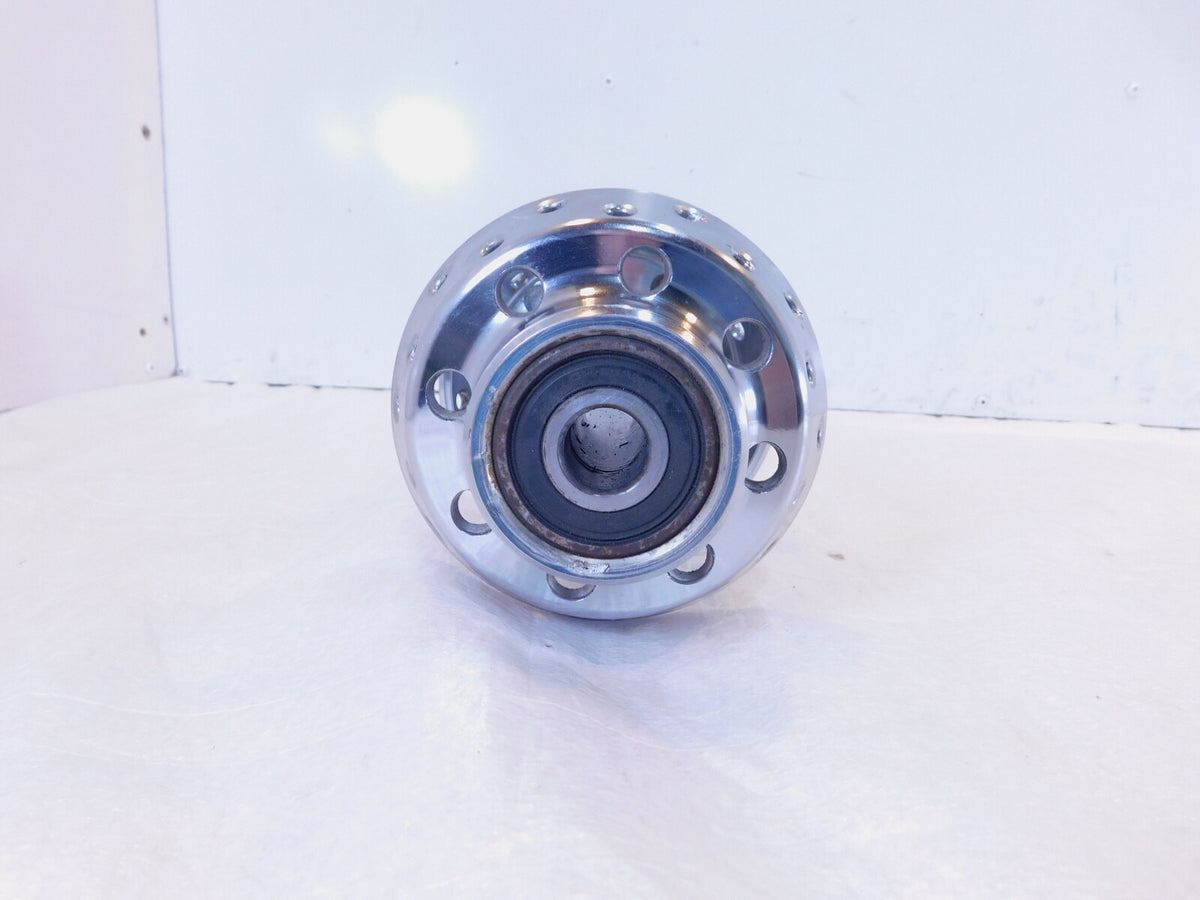 Harley Davidson Softail & Dyna Wide Glide Chrome Laced 21" Front Wheel Hub - C3 Cycle