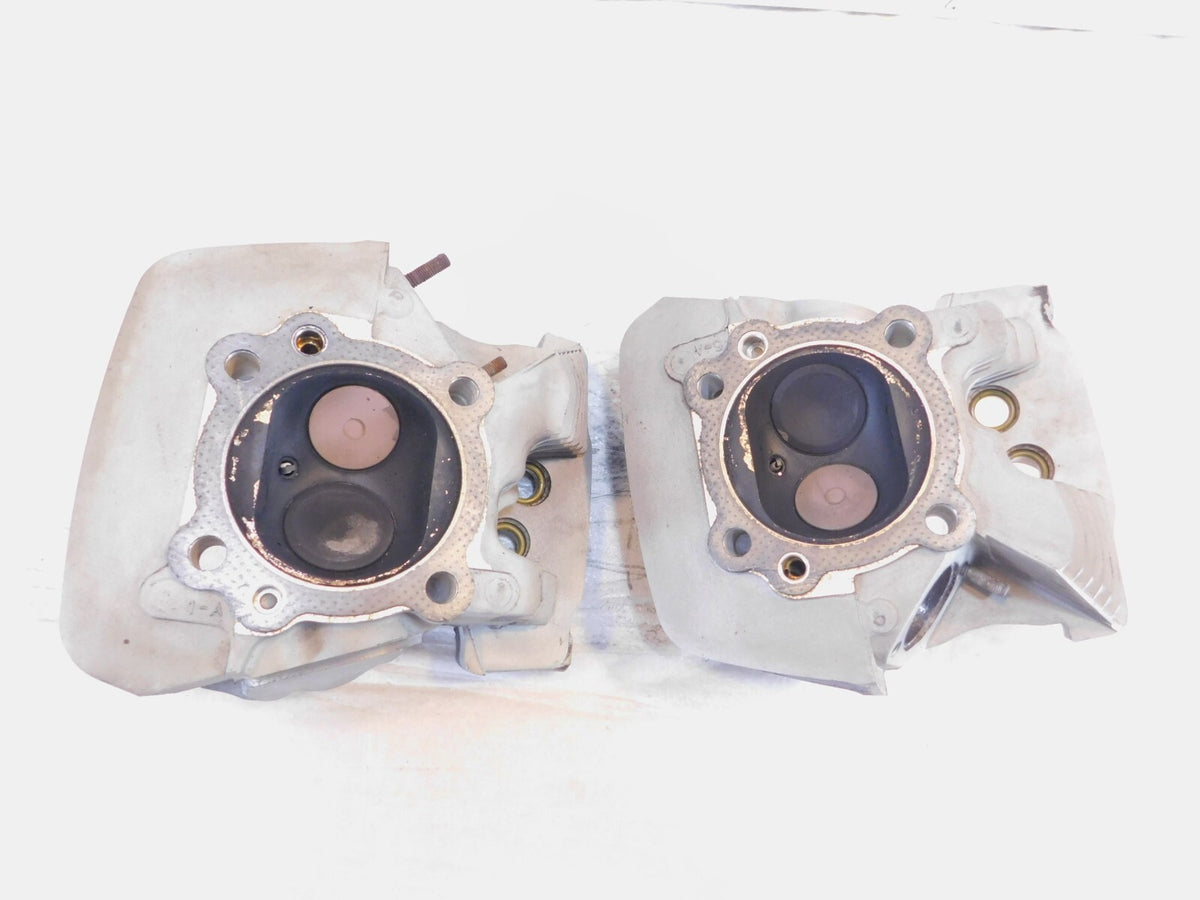 Harley Davidson Touring Softail & Dyna Silver Cylinder Heads & Valves w/ Springs - C3 Cycle
