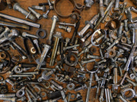 07 Harley Davidson Sportster XL1200C Custom Nuts Bolts Brackets Parts Box Lot - C3 Cycle