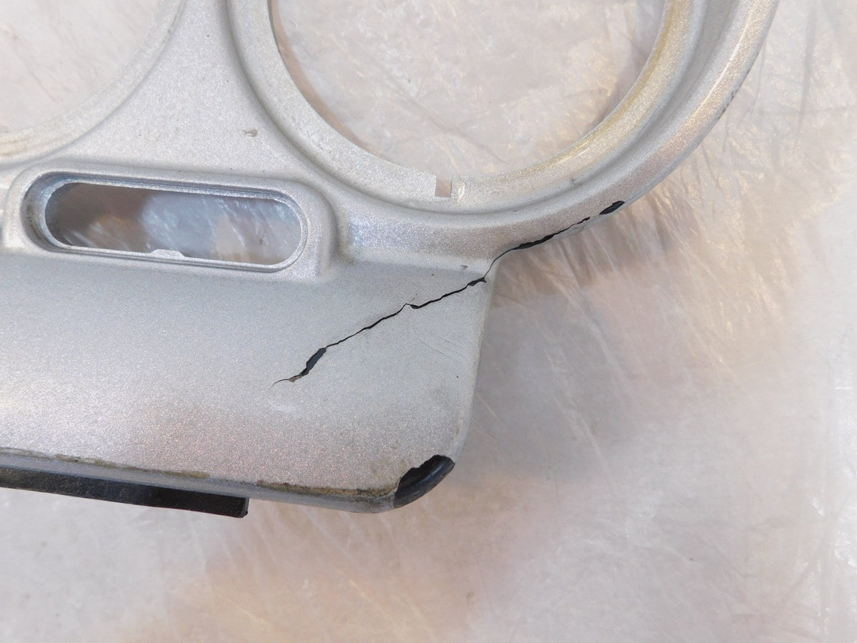 Harley Davidson Road Glide FLTR Silver Speedometer & Tachometer Housing Cover - C3 Cycle