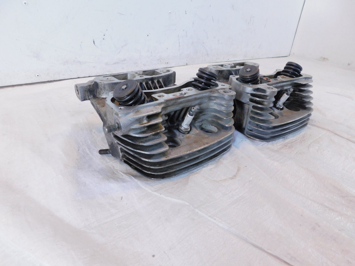 Harley Davidson Sportster 883 Hugger & Custom Silver Cylinder Heads w/ Valves - C3 Cycle