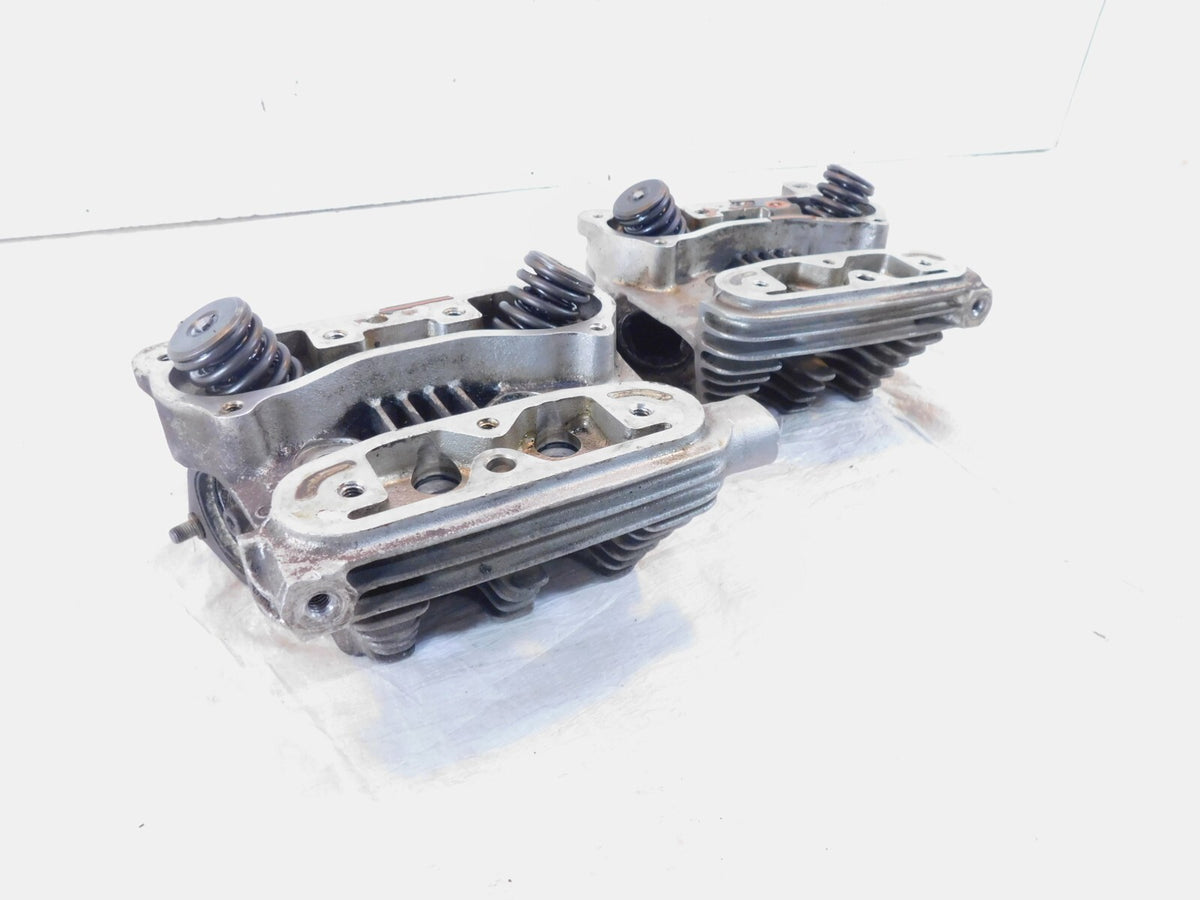Harley Davidson Sportster 883 Hugger & Custom Silver Cylinder Heads w/ Valves - C3 Cycle