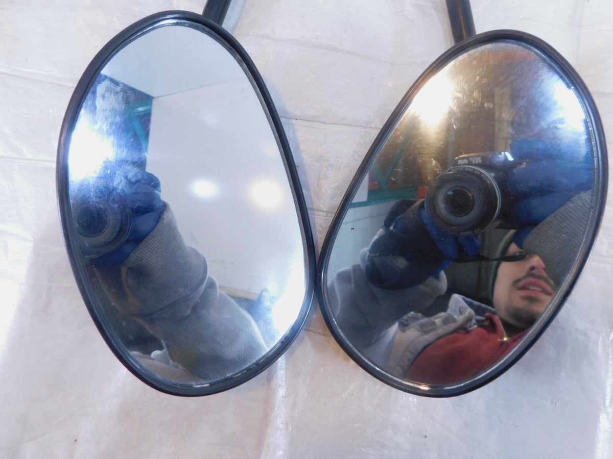 Yamaha V-Star 650 XVS650 Classic Custom Black Left/Right Side Rear View Mirrors