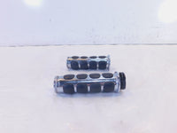 Harley Davidson Dyna Sportster & Softail Chrome Pair ISO Hand Handlebar Grips - C3 Cycle