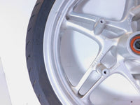 2000-2006 BMW R1150R R1150RS R1150RT Silver Front Wheel Rim & Tire 3.5x17"  Bent - C3 Cycle