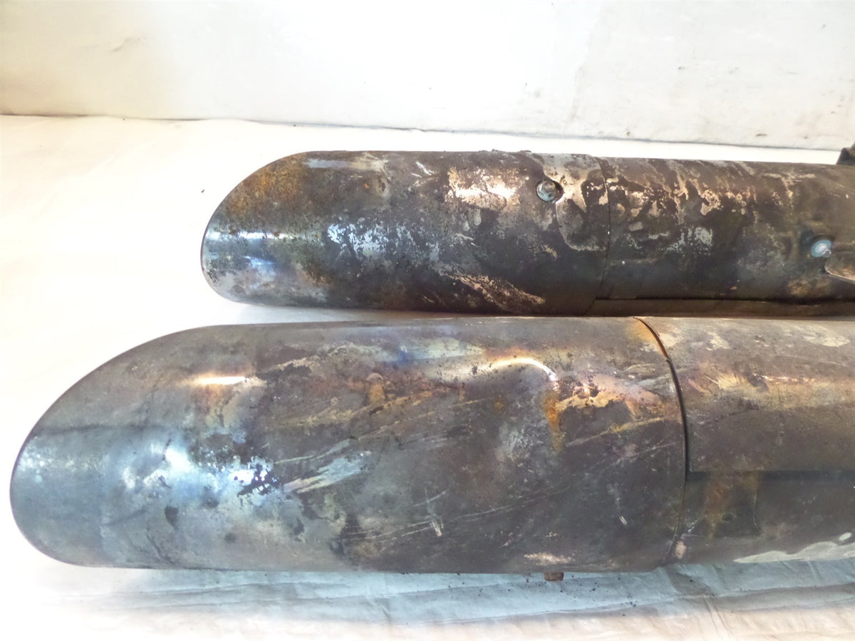 Honda GL1800 Goldwing 1800 OEM Exhaust Pipe Silencer Mufflers Cans w/ Tailpieces - C3 Cycle