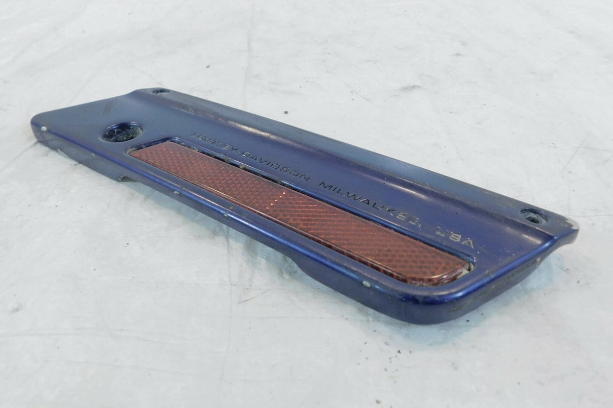 Harley Touring Electra Street Glide & Road King Blue Right Saddlebag Latch Cover - C3 Cycle