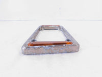 1993-1998 Harley Davidson Dyna Wide Glide Polished License Plate Bracket Trim - C3 Cycle