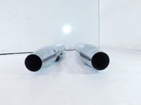 Harley Davidson Dyna Super Glide & Low Rider Chrome Exhaust Header Pipe Mufflers - C3 Cycle