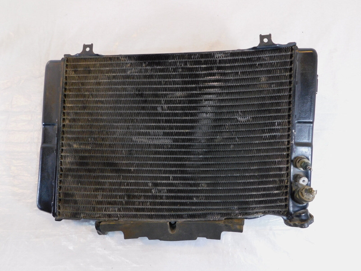 91-95 Yamaha FZR1000 Front Engine Motor Coolant Cooling Radiator - Slightly Bent - C3 Cycle