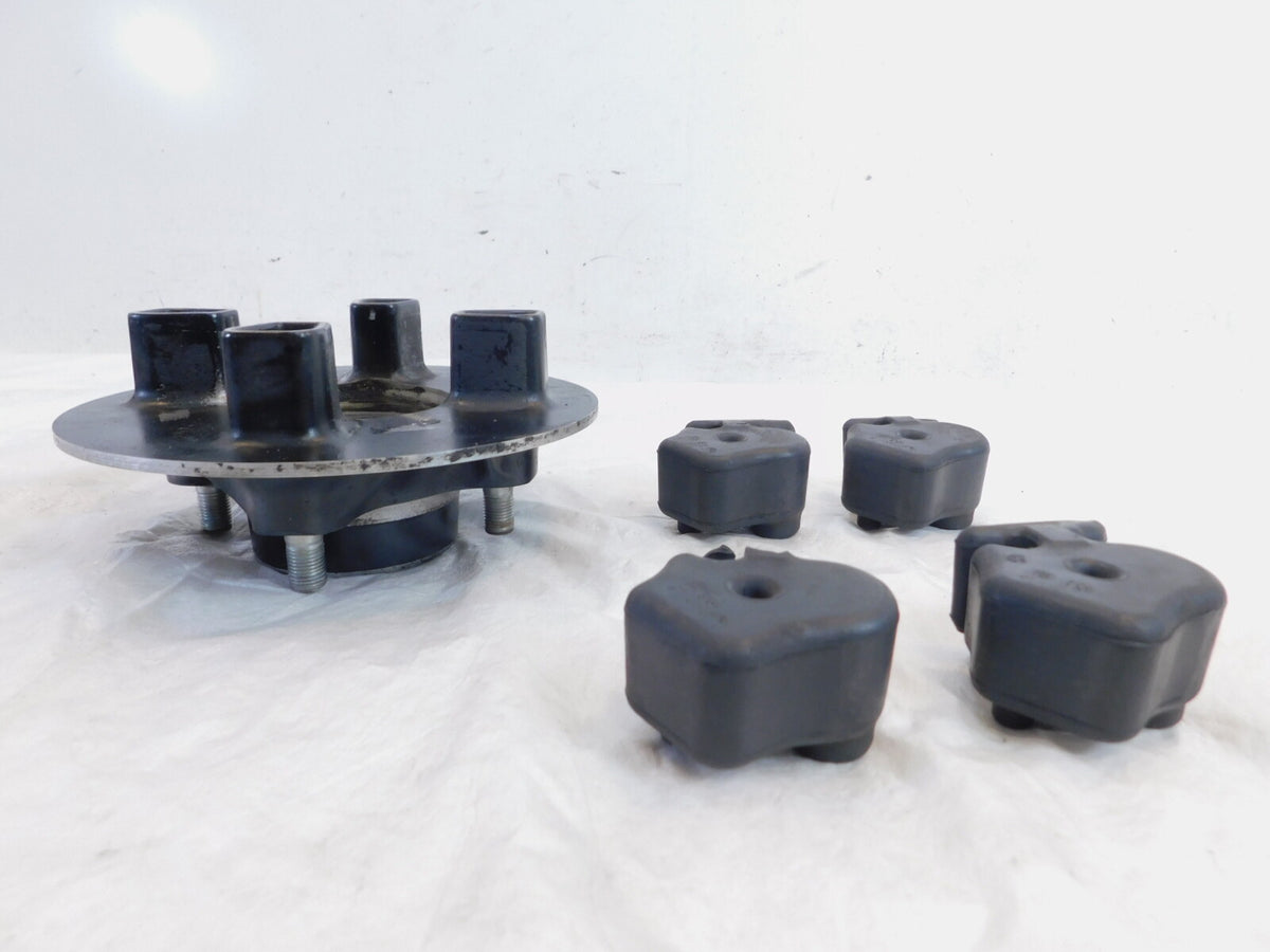 Honda CB650 Custom & Nighthawk 650 Black Rear Wheel Drive Hub Flange w/ Dampers - C3 Cycle