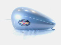 2000 Victory V92 Sport Cruiser Silver Grey Gray Fuel Gas Petrol Tank Assembly - C3 Cycle