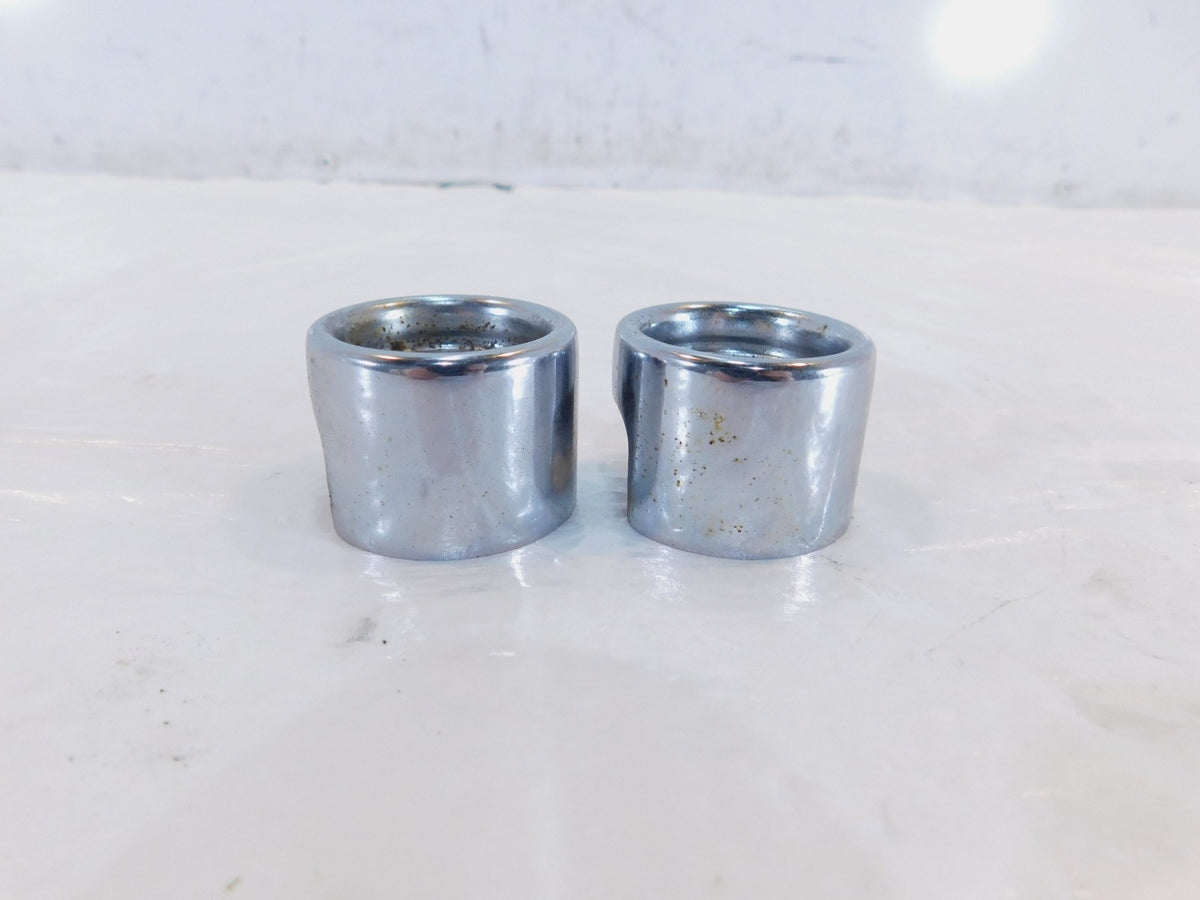 Harley Davidson Sportster 883 & 1200 Chrome Rear Shock Absorber Top Bolt Covers - C3 Cycle