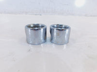 Harley Davidson Sportster 883 & 1200 Chrome Rear Shock Absorber Top Bolt Covers - C3 Cycle