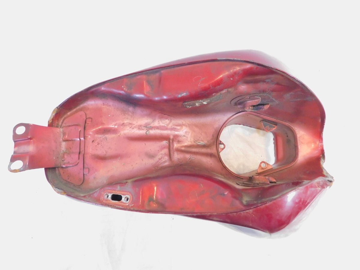 1986-1995 Suzuki Savage 650 LS650 Red Gas Petrol Fuel Tank Reservoir - for parts - C3 Cycle