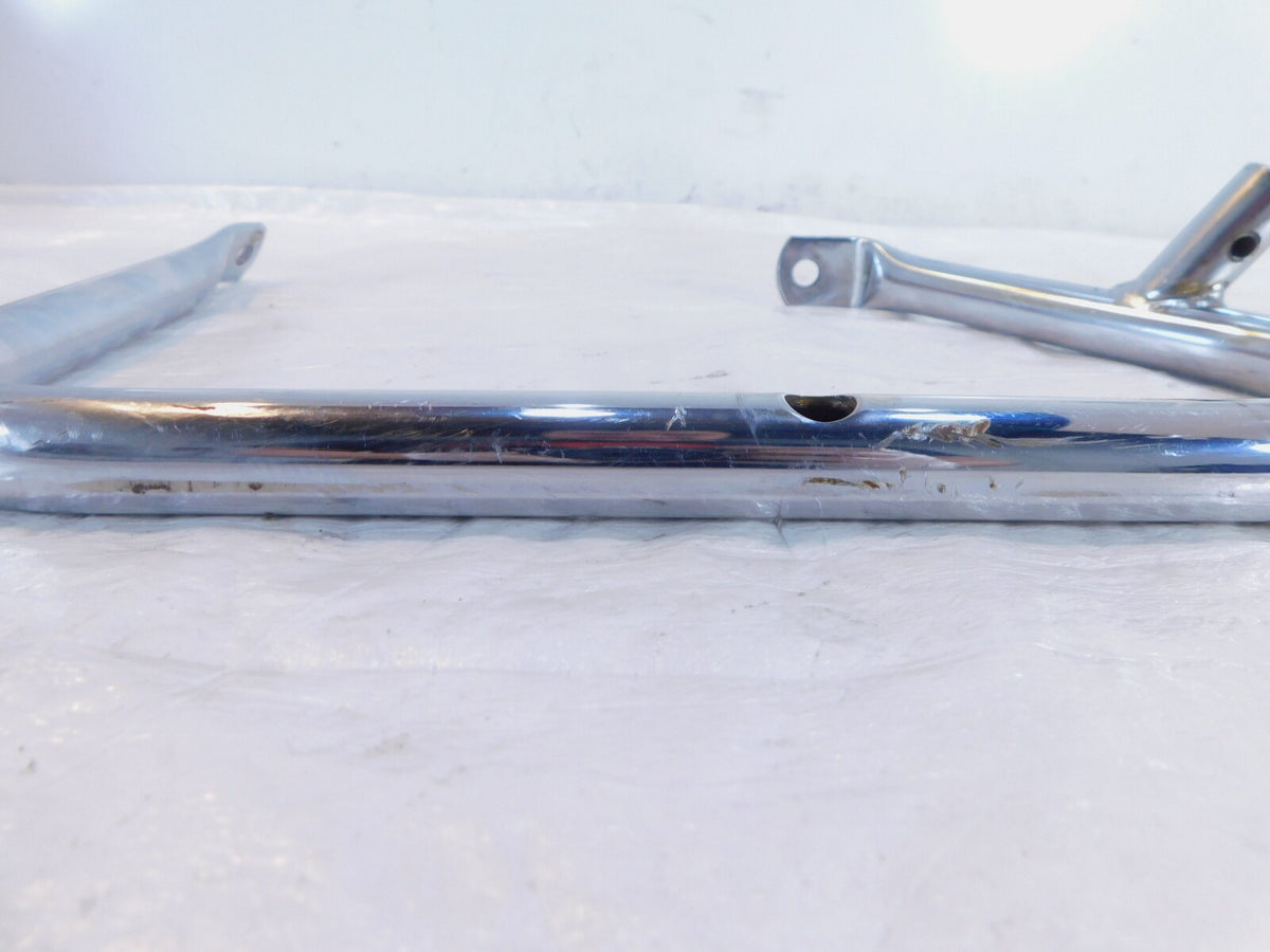 Harley Davidson Touring FLHR Road King Chrome Left Saddlebag Crash Engine Guard - C3 Cycle