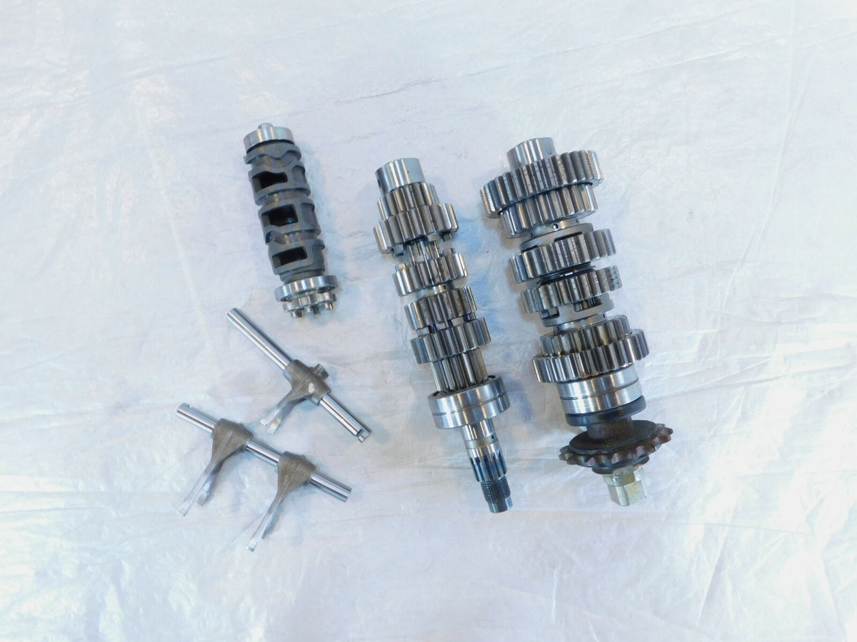 2005 & 2006 Kawasaki ZR750 Z750S Z750 Transmission Gears & Shifter Drum w/ Forks - C3 Cycle