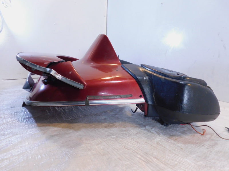 01-02 Honda Goldwing GL1800 Illusion Red Rear Storage Trunk Top Cover -For Parts