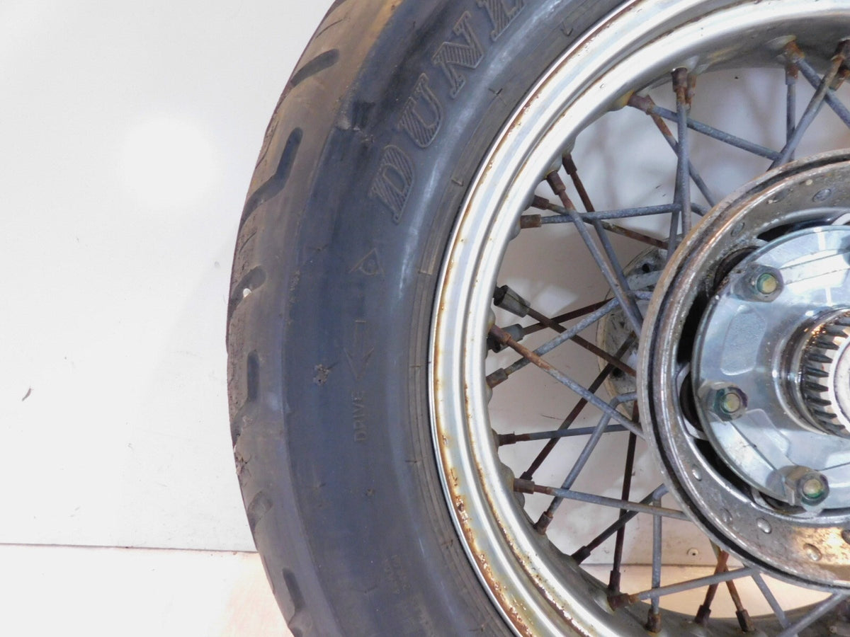 Yamaha V-Star 1100 XVS1100 Classic Custom Spoked Laced Rear Back Wheel Rim & Hub - C3 Cycle