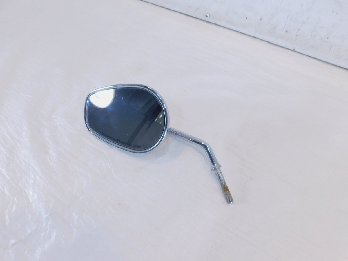 Harley Davidson FXR & Softail & Dyna & Sportster Left Chrome Rear View Mirror