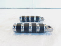 Pair Harley Touring FXR Dyna Sportster & Softail Black ISO Peg Footpeg Footrests - C3 Cycle