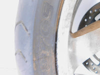 Honda GL1800 Goldwing 1800 Silver Cast 5 Front Wheel Rotors Rim & Tire - Crack - C3 Cycle