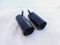 Pair 1973-1988 Harley Davidson Tour Glide & Electra Glide Front Fork Cover Tins - C3 Cycle