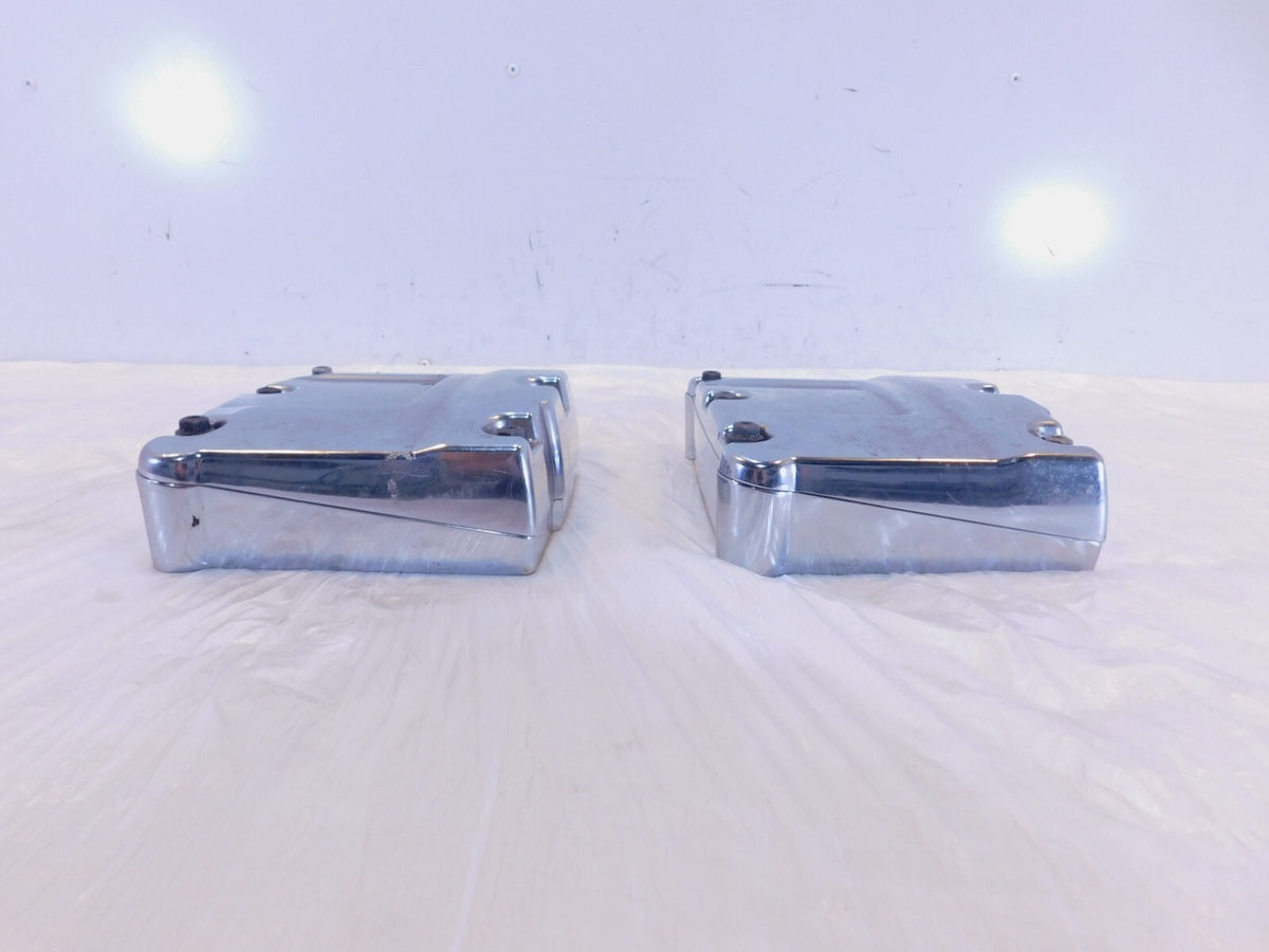 Harley Road King Dyna & Softail Chrome Cylinder Head Top Rocker Boxes & Arms - C3 Cycle