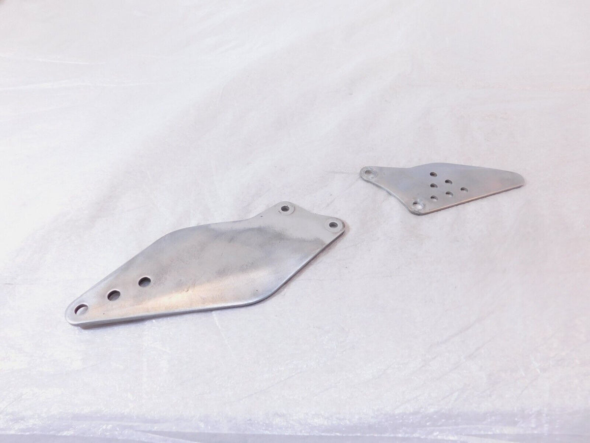 2006-2007 Kawasaki Ninja ZX-10R ZX1000 Left/Right Footrest Foot Peg Heel Guards - C3 Cycle
